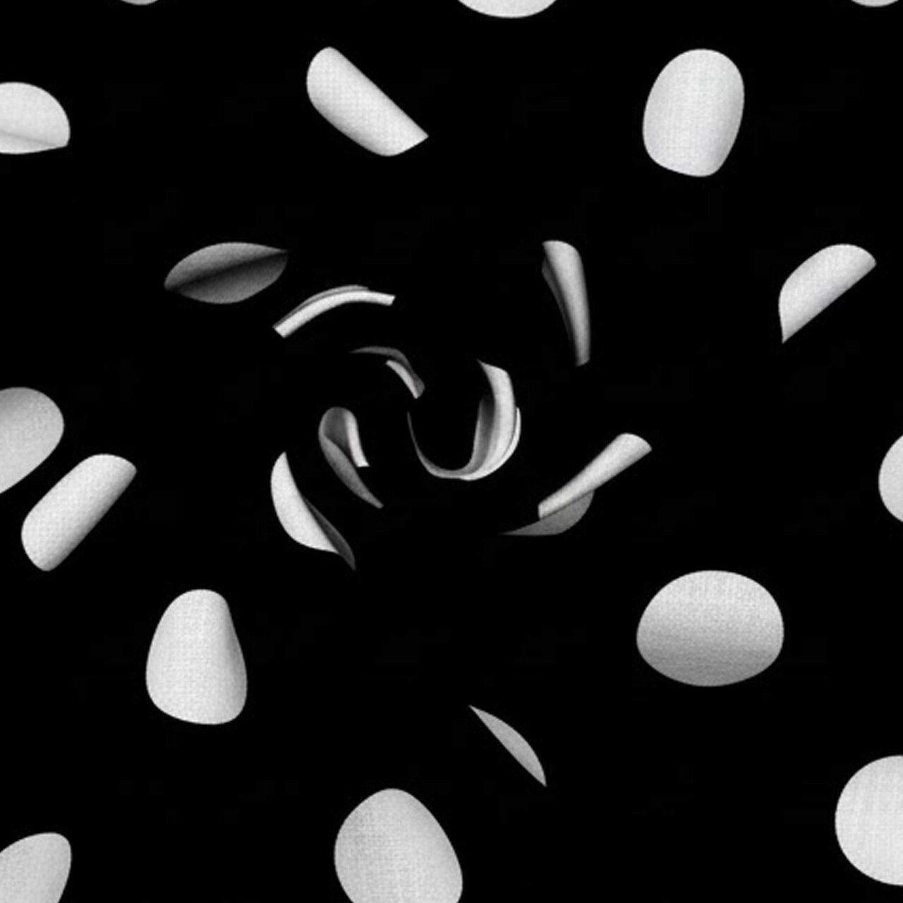 1 Yard Big Polka Dot Printed Poly Cotton Fabric 58/59 Inches Wide